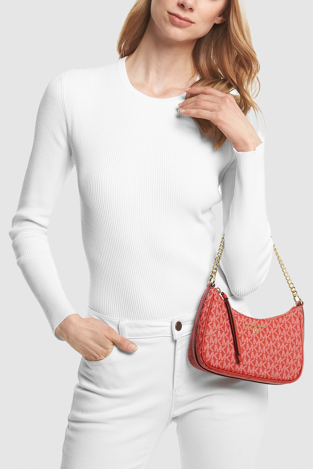 תמונת כל הלוק של תיק כתף ג`ט סט MICHAEL KORS